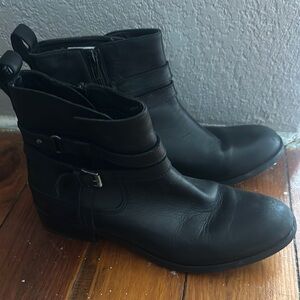 Women’s Clarks Black Leather Boots